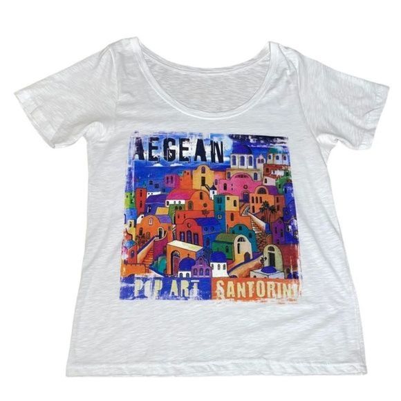 Santorini T-Shirt, Womens XXL - Picture 7 of 7